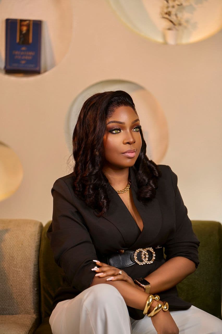 Professional portrait photography session with studio lighting at Open Shore Studios, Benin City