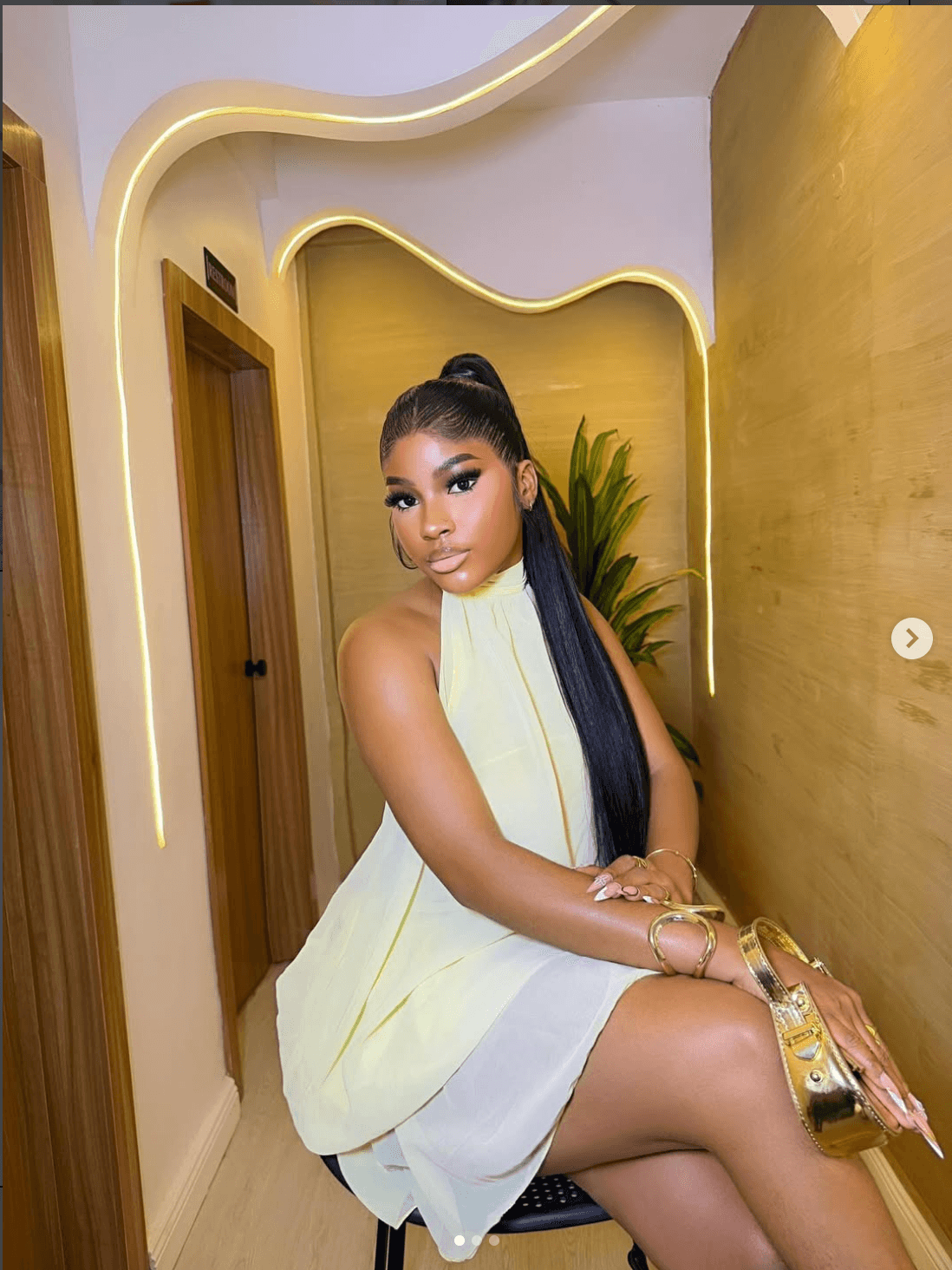 Professional portrait session with ring light setup at Open Shore Studios, Benin City